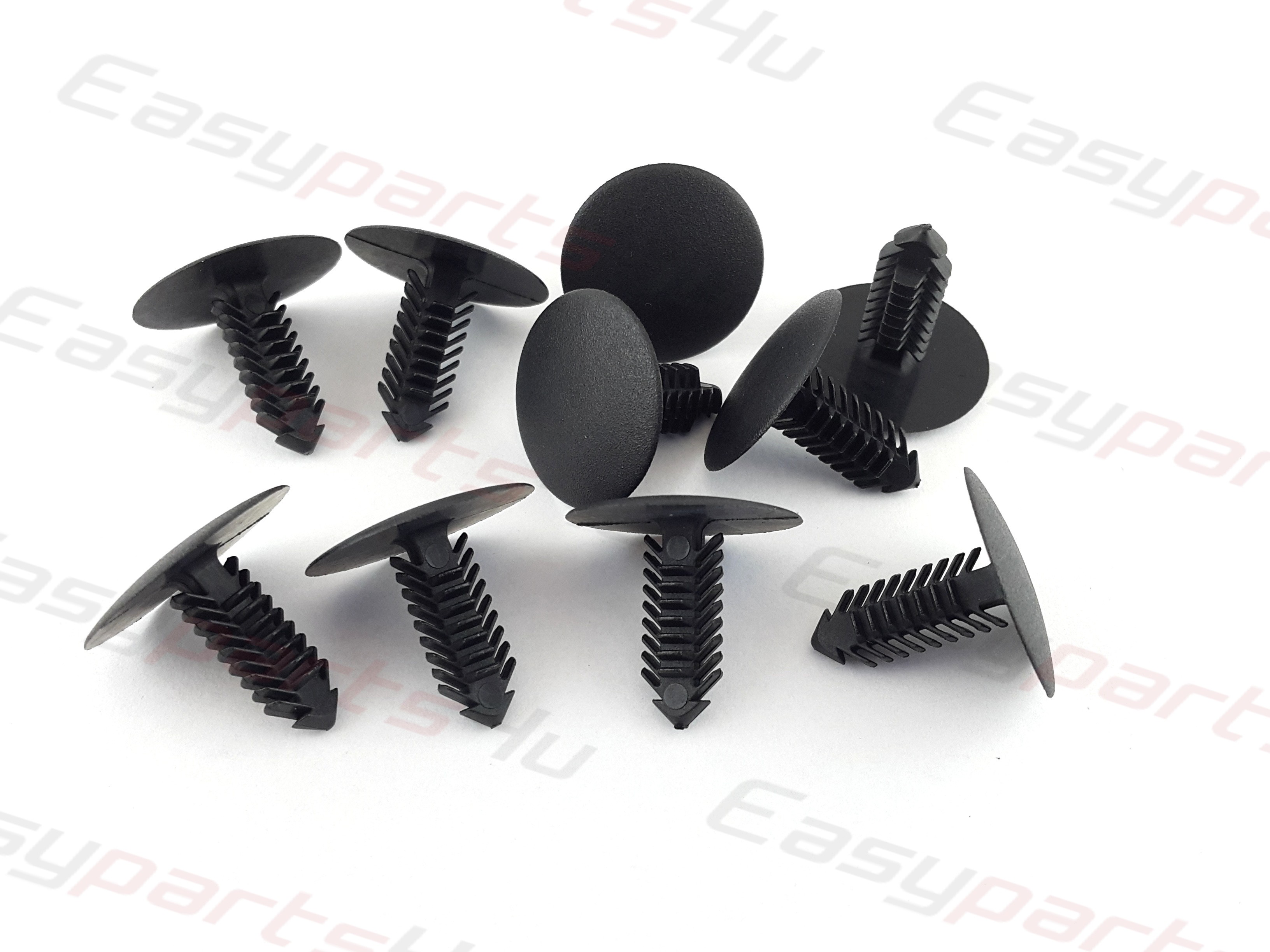 LST Universal Auto Body Trim Fasteners - Plastic Fir Tree Clips 015-B (10 Pack)