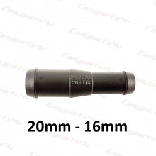 Straight 20mm - 16mm Barbed Hose Joiner / Fitting