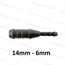 Straight 14mm - 6mm Barbed Hose Joiner / Fitting