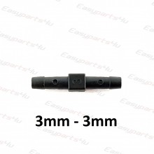 Straight 3mm - 3mm Barbed Hose Joiner / Fitting